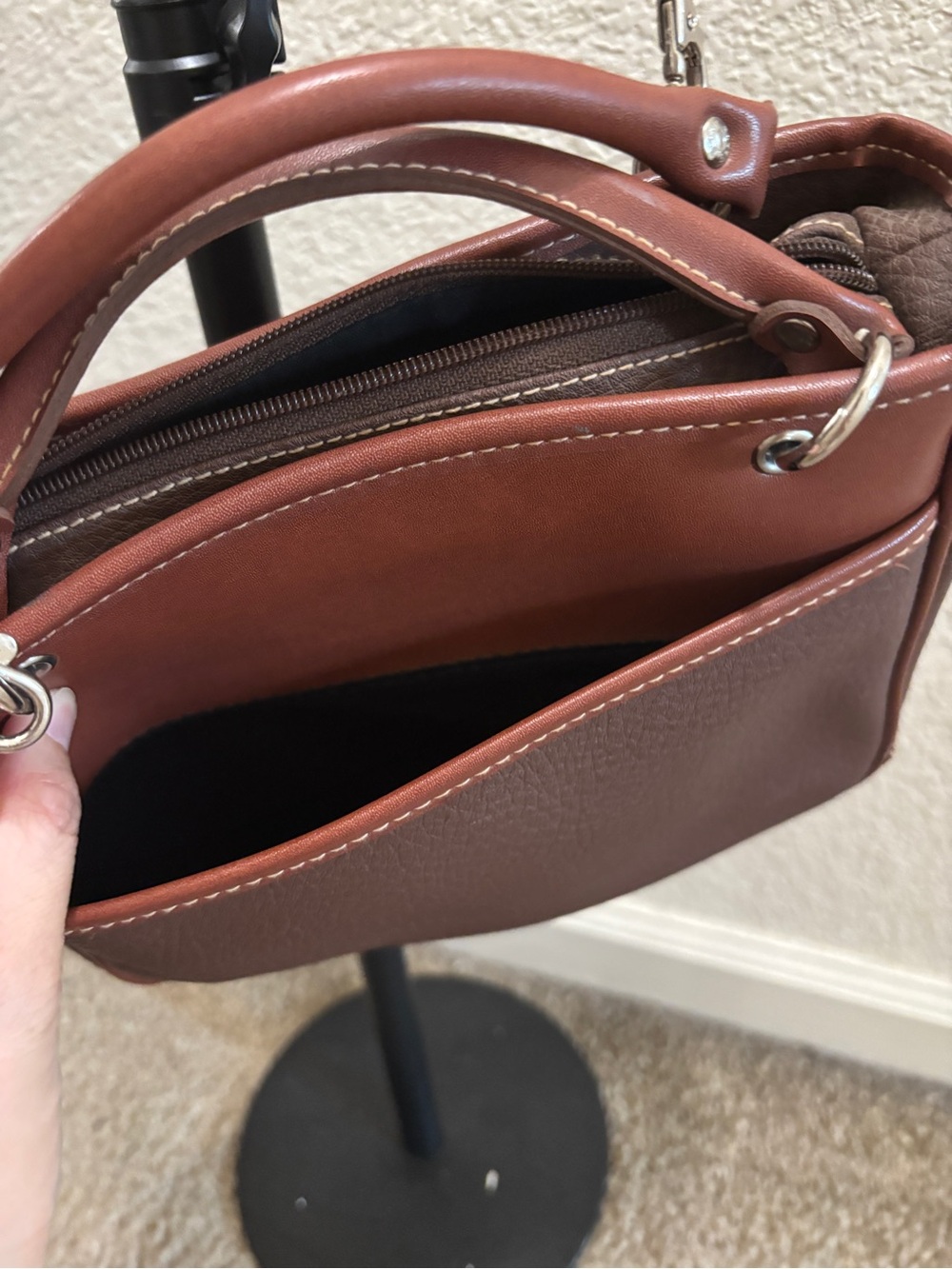VINTAGE 2 way ESPRIT BAG - Picture 9 of 16